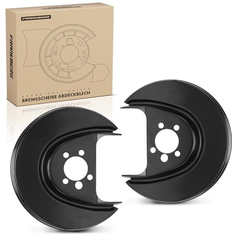 Frankberg 2x Ankerblech Bremsscheibe Hinterachse Kompatibel mit Ibiza III 6L1 1.2L-2.0L 2002-2009 Polo 9A 9N 1.2L-1.9L 2001-2009 Replace# 6R0615612