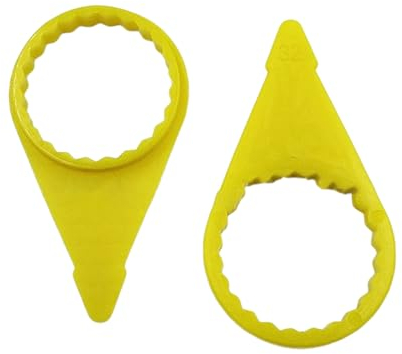 Morain Gelbe Radmutter Indikatoren LKW Sicherheits Lose Radmutter Indikator Für PKW LKW 32 Mm 33 Mm Mutter 200 Stück