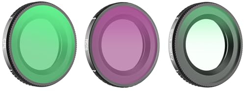 Honbobo Filtro per DJI Osmo Nano, UV/CPL/ND/NDPL/Black Mist 1/4 Filtro, Filtri obiettivi set Lente Protezione Accessori per DJI Osmo Nano (3PCS(CPL+ND16+Black Mist 1/4))