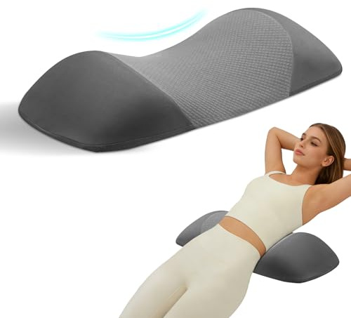 Cuscino lombare ergonomico per la schiena, cuscino ortopedico lombare con memory foam, cuscino lombare supporto lombare per auto, supporto lordosi auto e sedia da ufficio per supporto
