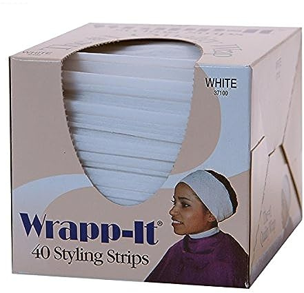 Graham Professional Beauty Wrapp-It White Styling Strips 40 styling strips