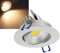 ChiliTec LED Einbauleuchte Deckeneinbaustrahler Weiß Deckenspot 85x47mm 5Watt 420lm Alu Gehäuse Warmweiß