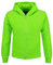 A2Z 4 Kids Girls Boys Classic Plain Tie Dye Print Full Zip Up Hooded Zipper Top Jacket - Zipper Neon Green 13