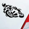 Hellweg Druckerei Motorrad Mopped Biker Moped Auto Aufkleber Sticker Heckscheibenaufkleber