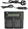 DSTE 1.5A Fast Charging Dual Battery Charger Compatible for Nikon EN-EL15 ENEL15 1 V1 Z6 Z7 D600 D610 D750 D800 D800E D810A D7000 D7100 D7200,Nikon Battery Grip MB-D11 MB-D12 MB-D15 MB-D17 as MH-25