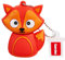 Garrulax Pendrive, USB Chiavette 8GB / 16GB / 32GB Premium Impermeabile Cute Animale in silicone ad alta velocità USB 2.0 dati, unità di memoria flash Penna Disk Pen Drive