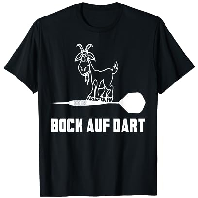 Bock auf Dart Darten Darts T-Shirt