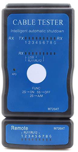 1aTTack.de USB LAN Multi Tester RJ11/ RJ12/ RJ45 USB Cat5 Cat6 Cat7 Cat8 Auto-Scan 1 Stück