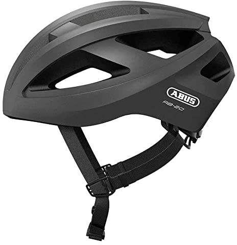 ABUS Macator Casco da ciclismo - Casco da bici sportiva per principianti - Per uomo e donna - Grigio, Taglia M