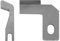 Nähwelt Flach Obermesser und Untermesser im Set für Bernina L450 / L460 (Originalersatzteile von Bernina)