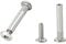 Gad2go 20 Pcs M4 Metal Furniture Connectors Screws for Wood Boards, 3.1 x 0.95 x 0.95 cm