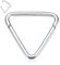 16G Knorpel Hoop Ohrring Septum Schmuck Daith Piercing Schmuck Silber Septum Ringe Chirurgenstahl Daith Ohrringe Septum Piercing Dreieck Septum Clicker Daith Schmuck 10mm Conch Helix Tragus Piercing