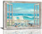 Tijuboni Ozean Badezimmer Dekor Wandkunst Küste Strand Bilder Wanddekoration Meer Küste Leinwand Gemälde Drucke Moderne Kunstwerk Heimdekoration für Badezimmer Schlafzimmer Wohnzimmer 30,5 x 40,6 cm