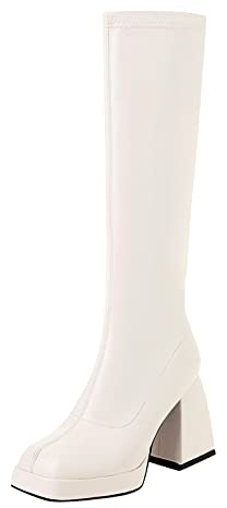 Texani Stivaletti Camperos con Tacco Stivali Scarpe Stivali Stivaletti alla Caviglia Stivali Texani Donna Estivi Neri Estate Primavera Tacco Basso Traforato Curvy Stivali Western Boots