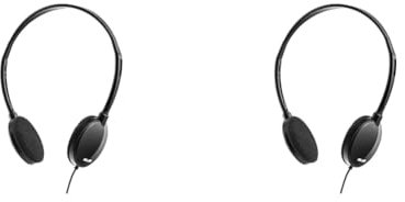 Elbe Auricular TV Negro REG.Vol. Adaptador. Cab 5m (Paquete de 2)