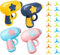 Gamrong Katze-Spielzeug Cat Fetch Toy Haustier Spielzeug für Katze, Cat Toy Sets 4 Launchers und 20 Bunte Fliegende Chasing Untertasse Propellers für Interactive, Training, Jagen, Schlagen