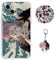 Staremeplz Compatible with iPhone 11 Case Satoru Gojo/Itadori Yuji Anime Game Design [With Vision Keychain and 50pcs Stickers] Cartoon Transparent Soft Silicona Case for iPhone 11