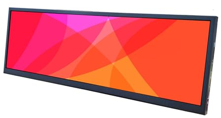 VSDISPLAY 12.7 inch 2880X864 2K IPS eDP LCD Monitor,with mini USB C Video Port,for DIY Sub Display,for PC Case Monitor