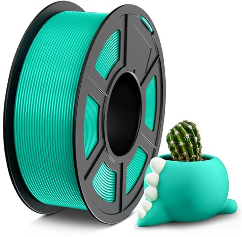 TECBEARS PETG Filament 1.75 mm Minzgrün, Stärker Zähigkeit PETG 3D Drucker Filament, 1kg Spule, Maßgenauigkeit +/- 0,02 mm, Kompatibel mit FDM Drucker, Lichtgrün