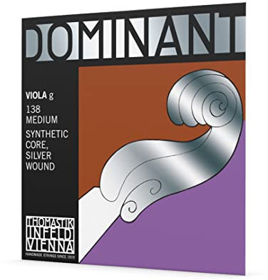 Dominant Strings 138 Silver Wound Viola G String 4/4