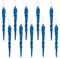 Christmas Concepts® 12cm Glitter Icicle Decorations Christmas Tree Trims (ROYAL BLUE, 10)