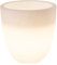 8 seasons design Shining Curvy Pot S, LED Pflanzkübel (Weiß) 39 x 39 cm, E27 Fassung inkl. Leuchtmittel in warmweiß, beleuchteter Pflanzkübel für innen und außen, Blumenkübel