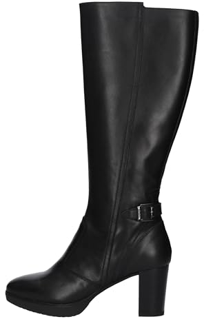 Nero Giardini I205710D Stivali Donna in Pelle - Nero 35