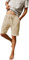 LVCBL Herren Sommer Casual Shorts mit Taschen Elastische Taille Khaki L