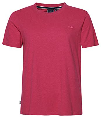 Superdry Damen Vintage Logo Emb Tee Hemd, Helles Magenta, Rosa, Marl, 36