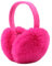 XIAOHAWANG Modisch Damen Ohrenwärmer Winter Ohrenschützer Mädchen Flauschig Ohrschutz für Erwachsene Kinder (Rosa rot)