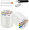 Elastic Bracelet String Cord Kit: 2 Rolls of 200m (0.8mm+1.0mm) Clear Beaded Stretch Cord with Tools - Perfect for Bracelet Making and DIY Jewelry Projects!