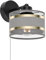 alfalux Wandleuchte Innen Wandlampe Mit Schnur-Zugschalter LED Lampe Aus Metall Für Wohnzimmer Schlafzimmer Kinderzimmer Treppenhaus Wandlampen Wandleuchten SHWAND-TI-1010SC-GR