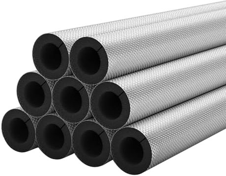 Isolierschlauch Für Rohr, ID 20-110mm,Schaumstoffschlauch Rohrisolierung, Rohrschale Elastisch Wasserdicht Schaumstoffschlauch Für Klimaanlage,Flexibel Isolierungsrohr Für Rohrisolierung Außen ( Size