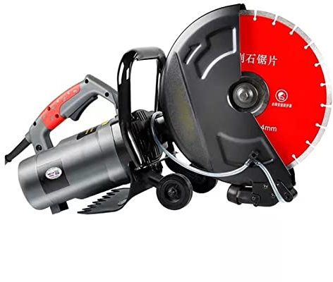 18cm 8800W Single-Chip-Betonwand-Schneidemaschine Großer Winkelschleifen Wasserstrom Stoßmaschine Steinschneider Einfach zu bedienen für Anfänger und Profis