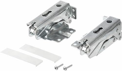 Scharnier-Set Kühlschrank Gefrierschrank kompatibel mit Bosch Siemens Neff Miele Aeg mit Montageanleitung Hi Quality Service Parts