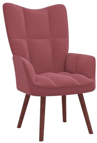 CIADAZ Rosa Relaxsessel aus Samt, Relaxsessel, Fernsehsessel, Relaxsessel, moderner Relaxsessel, Wohnzimmer-328055