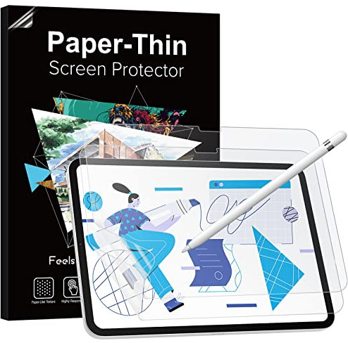 TiMOVO Protector de Pantalla Compatible con iPad A16 11 Pulgadas 2025 (11ª Generación)/iPad 10ª Generación 2022 10,9 con función antideslumbrante, escribe y dibuja como en Papel, 2 Paquetes, Mate