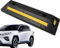 Tope de coche para garaje – Bloques de aparcamiento de goma | Los gadgets de aparcamiento protegen las paredes del coche y el garaje, fácil de instalar, guía de goma resistente, tope de coche