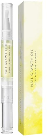 Nybhyjka 2 Packs Radiant Nail Growth Oil, Cosmetic Nail Growth Oil, Tea Tree Oil, E and Aloe to Moisten and Repair the Cracks of Nails of Nails