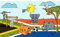 WM der Tiere Kinderfahne Fahne Flagge 1,50x0,90m - FRIP -Versand®