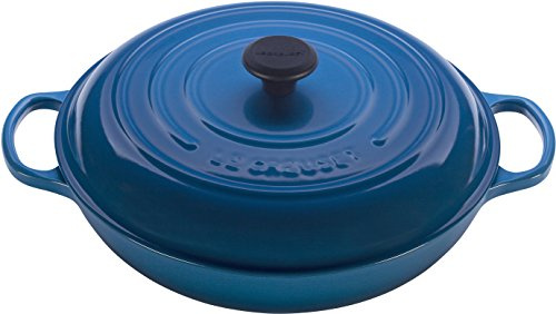 Le Creuset Enameled Cast Iron Signature Braiser, 5 qt, Marseille