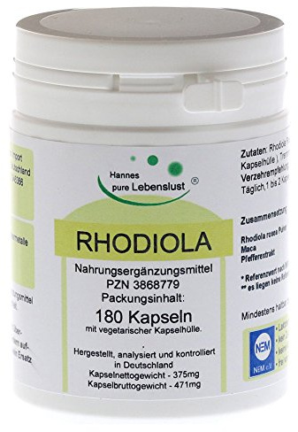 RHODIOLA ROSEA 3% Vegi Kapseln 180 St