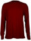 Mens Long Sleeve Premium T Shirts by MIG Sizes S to 4XL - Work Casual Sports (5XL - XXXXXL, Maroon)