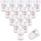 AniSqui 16 Count Bride Tribe Tasses, Douche nuptiale Rose Gold Cups w/2 Tasses de mariée Parfait pour la fête de fiançailles, Team Bride and Birde to be de Vie de Jeune Fille (16 Oz, 450ml)