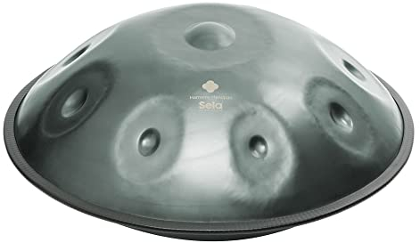 Sela SE 205 Harmony Handpan D Amara, inkl. gepolsteter Tasche und Baumwollhandschuhe, Steel Drum, handgefertigt, hochwertiges Percussioninstrument