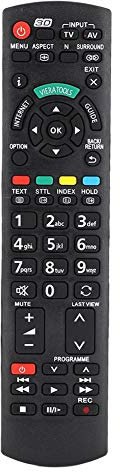 VBESTLIFE Austausch der TV-Fernbedienung für N2QAYB000428/N2QAYB000328/N2QAYB000752/N2QAYB000753 N2QAYB000490/N2QAYB000353/N2QAYB000428/N2QAYB000715/N2QAYB000487/N2QAYB000487