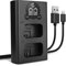 CELLONIC Chargeur Double NP-FW50 Smart et Rapide Compatible avec Alimentation Dual BC-VW1 Câble USB de Charge