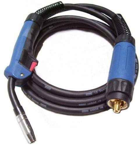 MIG MAG Schweißbrenner Brenner Schlauchpaket mit Euro Zentralanschluss Schutzgas [MB15 Dl 4m] AWZ