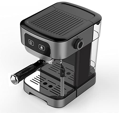 TEmkin Coffee Maker Coffee Pot Espresso Coffee Machine Instant Preheat Coffee Maker with Milk Frother Cafetera Cappuccino Hot Water Steam (Color : CM6868 N BCG300, Size : UK) (Cm6868 Coffee Maker AU)