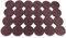 cyclingcolors 48x Patin Feutre Autocollant Auto-Adhésifs Rond 25mm Glisseur 5mm Anti Rayure Anti dérapant Pied Meuble Table Chaise Parquet Protection, marron foncé